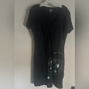 SVAHA Solar System Dress Black Planets SZ 12